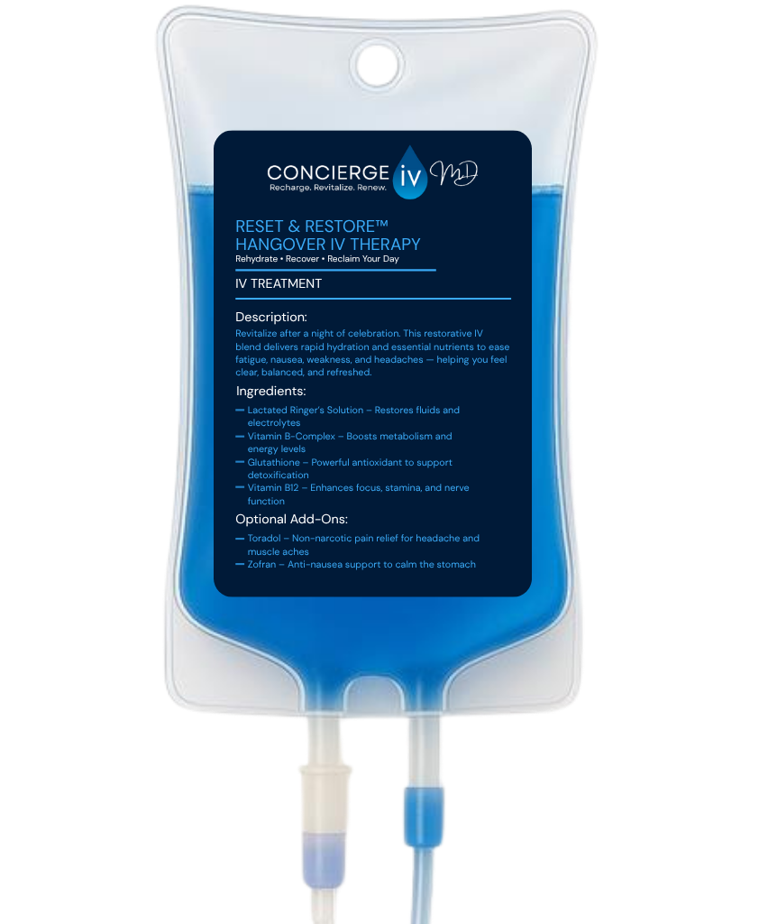 Reset & Restore™ Hangover IV Therapy Image